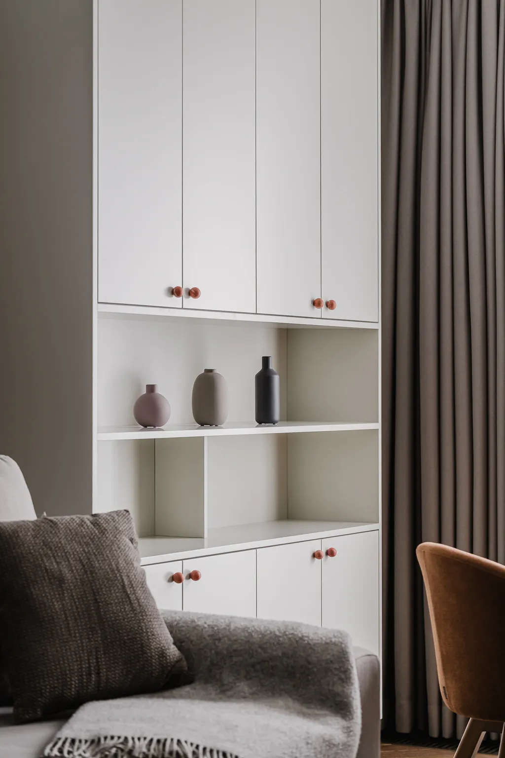 Detal z apartamentu w klimacie hotelowym